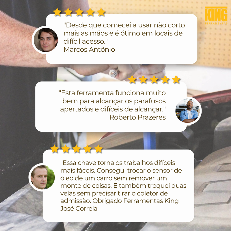 Chave de Extensão King - 3 ADAPTADORES BRINDE + FRETE GRÁTIS